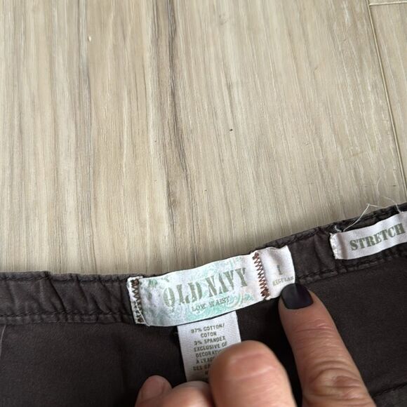 Old Navy Brown Stretch Cargo Pants Size 1 - Picture 4 of 6